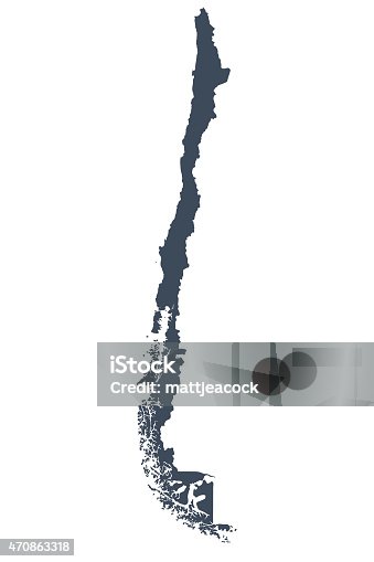 istock Chile country map 470863318