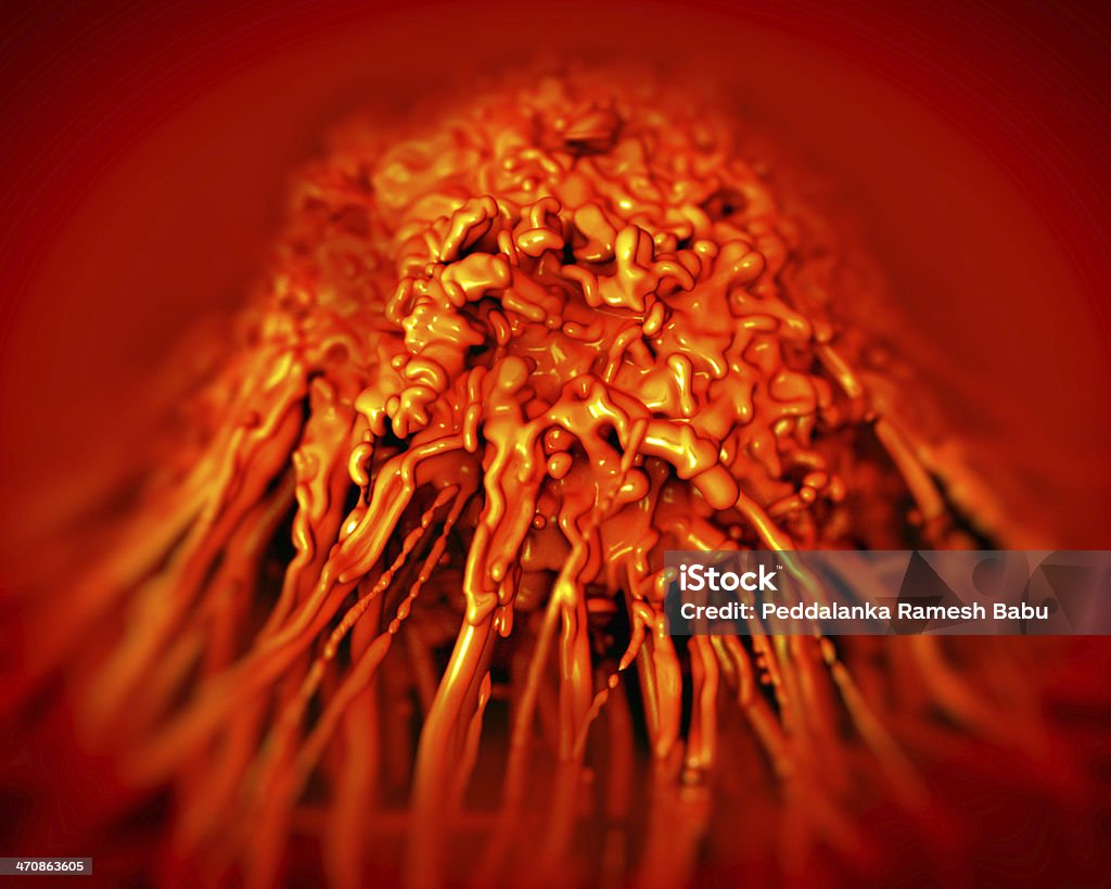 Cellule cancéreuse, tumors, se diviser les cellules en cours - Photo de Abdomen libre de droits
