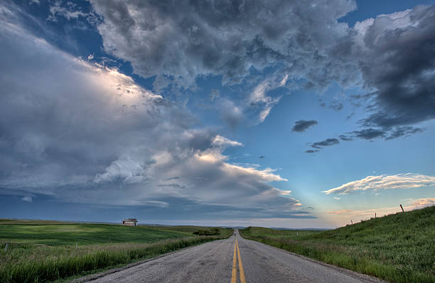 istock Prairie Road and School House 470863653