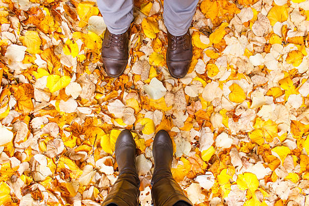 istock Woman and man shoes 470867068