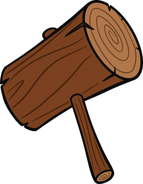 Cartoon Mallet Stock Illustration - Download Image Now - Mallet