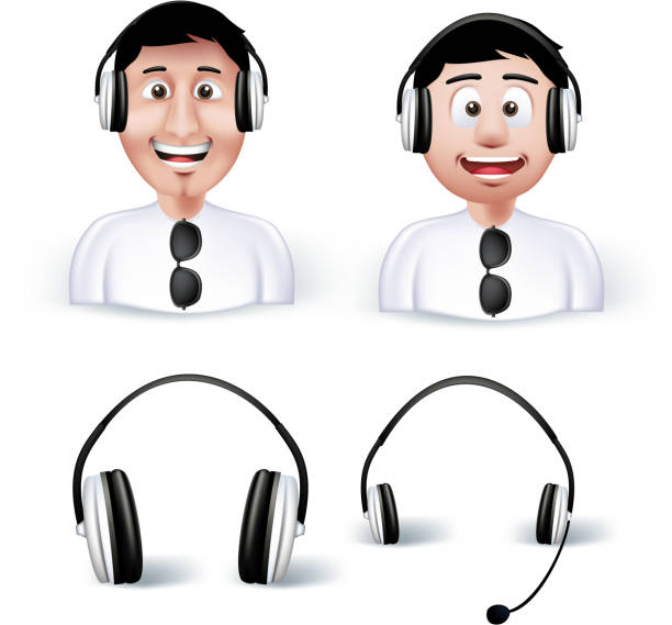 16,356 Headphones Cartoon Stock Photos, Pictures & Royalty-Free Images -  iStock | Headphones cartoon character