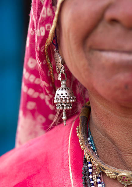 istock Women in Indian Jewely 470870680