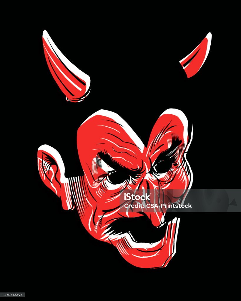 Devil Visual Devil Stock Illustration - Download Image Now - Spooky, 2015, Antler ...