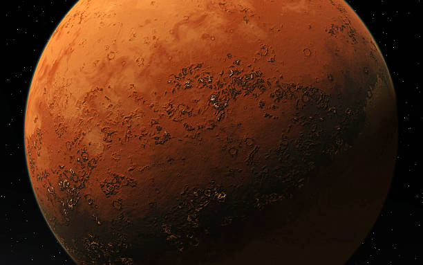 istock Mars  Scientific illustration -  planetary landscape 470873474