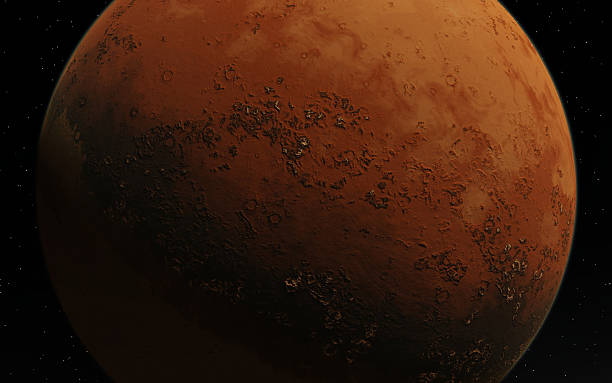 istock Mars  Scientific illustration -  planetary landscape 470873482