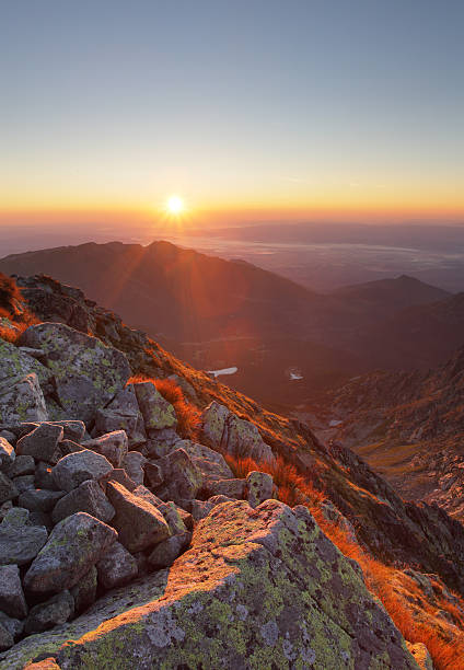 istock Mountain sunset  from peak - Slovakia Tatras 470883686