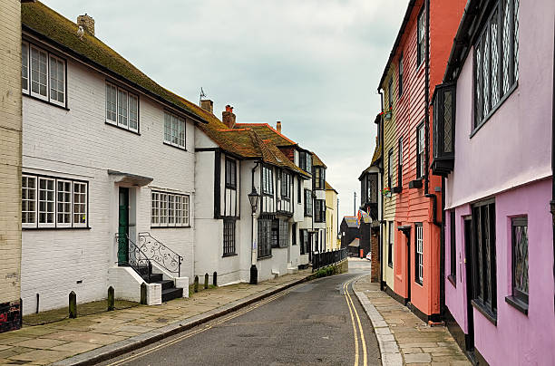 istock Street in the old town, Hastings 470883756