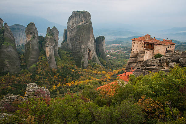 istock Monastery of Varvara Rusanov in Meteora, Greece 470883790