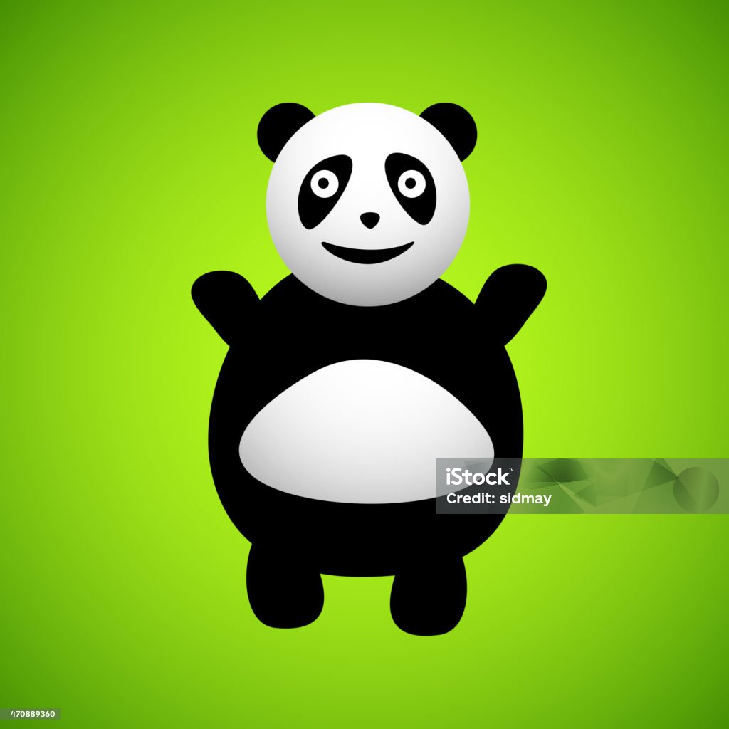 Panda Cartoon Character Stock Illustration - Download Image Now - 2015,  Animal, Animal Wildlife - iStock