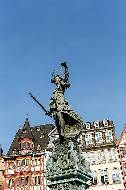 istock statue of Lady Justice in Frankfurt, Germany 470892162