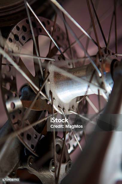 Disk Brake Of A Mountain Bicycle Stock Photo - Download Image Now - 2015, Bicycle, Brake