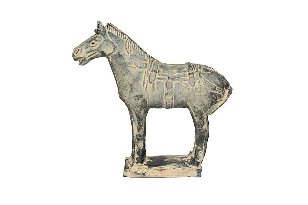 istock Terra Cotta horse by ancient china 470909619