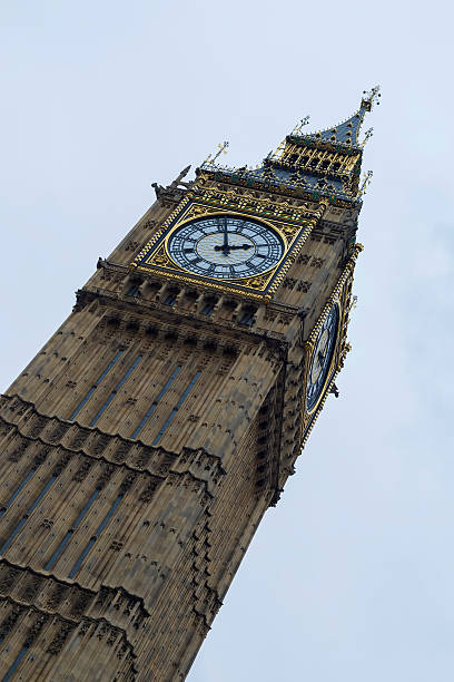 Elizabeth Tower and Big Ben stock photo