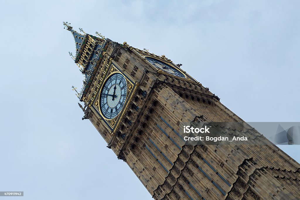 Elizabeth Tower and Big Ben Inner London, City of Westminster, UK -  Elizabeth Tower and Big Ben 2015 Stock Photo