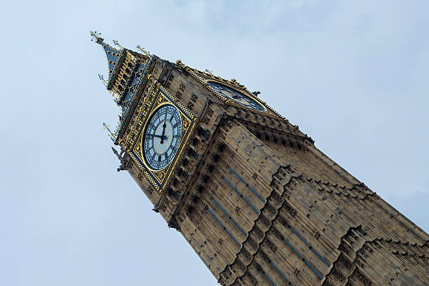 Elizabeth Tower and Big Ben stock photo
