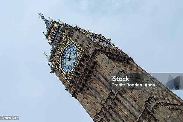Elizabeth Tower And Big Ben Stock Photo - Download Image Now - 2015, Bell, Big Ben