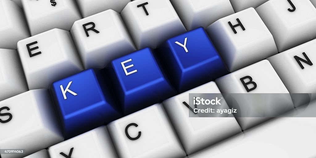 Key Asking Stock Photo