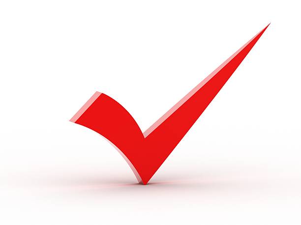 Red checkmark red checkmark checkbox yes asking right stock pictures, royalty-free photos & images