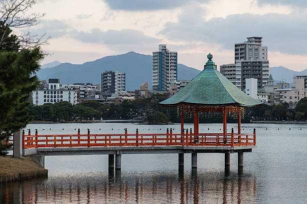 istock Ohori Park Pagoda 470917237