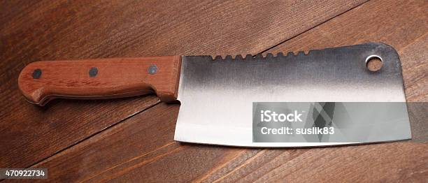 Butcher Knife Stock Photo - Download Image Now - 2015, Appliance, Cooking