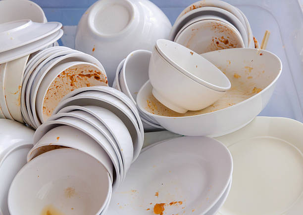 istock Dirty dishes waiting for wash 470928340