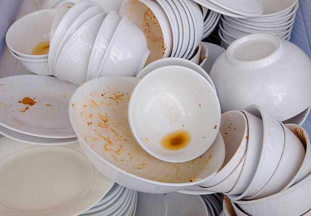 istock Dirty dishes waiting for wash 470928346
