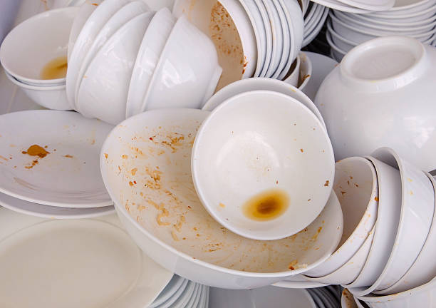 istock Dirty dishes waiting for wash 470928348
