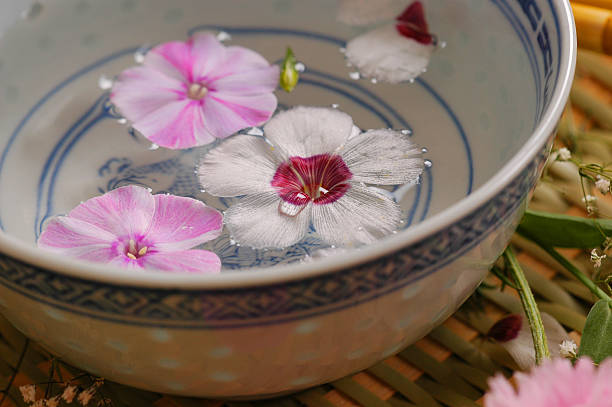 istock Bowl with flower water 470928970