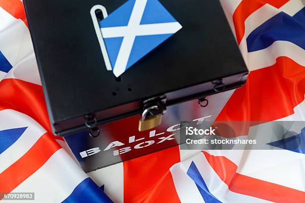 Escocia Independencia De La Votación Foto de stock y más banco de imágenes de Reino Unido - Reino Unido, Urna de voto, 2014