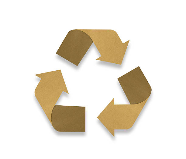 istock Recycle logo from recycle paper 470929205