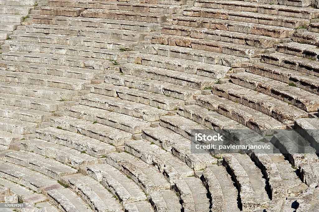 Epidaurus theater - Zbiór zdjęć royalty-free (Amfiteatr)