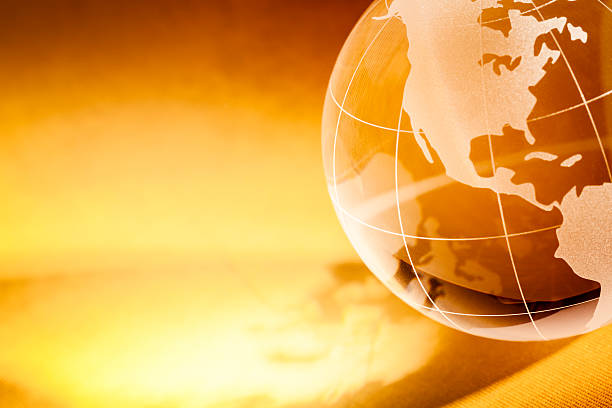 istock Abstract Earth Background - Globe Vintage Green World 470929763