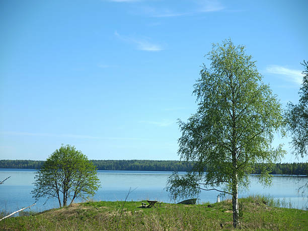 istock beautiful lake in Karelia 470930897