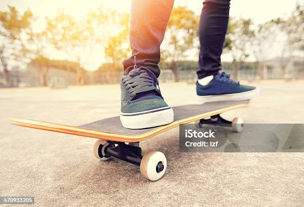 Skateboarding Stock Photo - Download Image Now - Skateboarding, Skateboard, Child