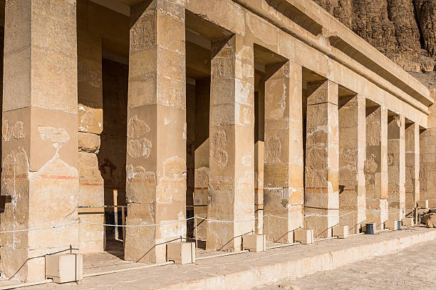 Part of the Mortuary temple of Hatshepsut (Dayr el-Bahari or Dayr el-Bahri), Western Bank of the Nile