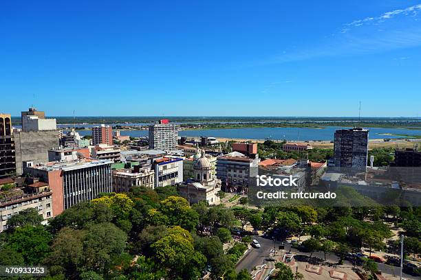 Asunción Paraguay Skyline With The River And The Bay Stock Photo - Download Image Now