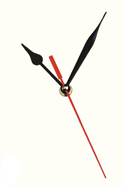 ilustrações, clipart, desenhos animados e ícones de relógio mãos (vector) - ponteiro de relógio