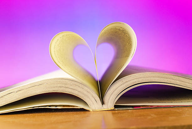 istock Book of love with a heart 470935054