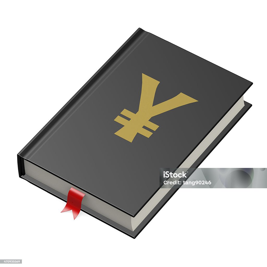 Yen book Yen book image with hi-res rendered artwork that could be used for any graphic design. Book Stock Photo