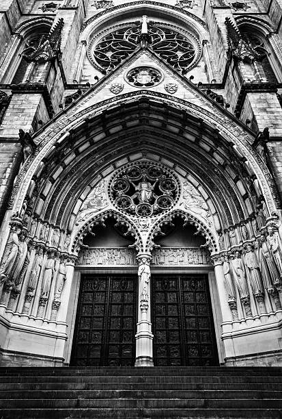 St John the Divine Cathedral, NYC, USA stock photo