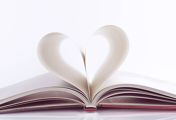 istock Book of love with a heart 470947518