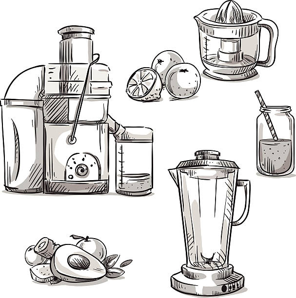 Juice Machine Printable 2,100+ Juicer Machine Stock Illustrations, Royalty-Free Vector Graphics ...