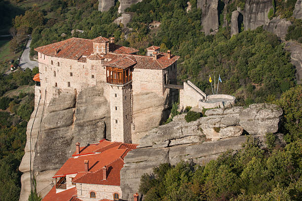 istock Monastery of Varvara Rusanov in Meteora, Greece 470947878