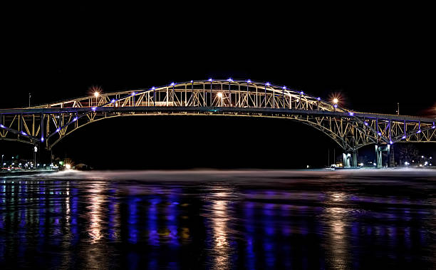 istock Blue Water Bridge International Border Crossing 470950256