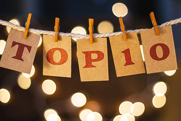 istock Top 10 Concept Clipped Cards and Lights 470951074