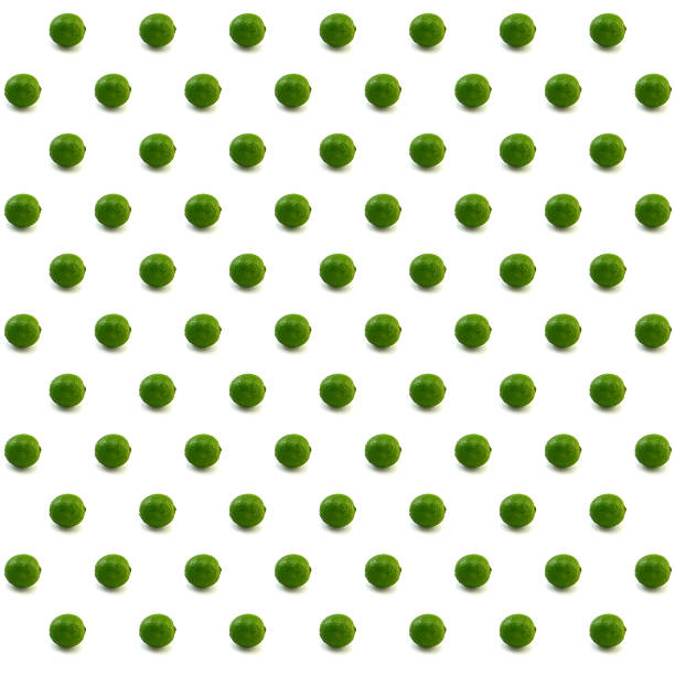 Lime pattern with white backdrop