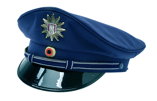 blue police cap (Hamburg)
