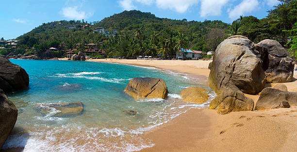 istock Rocky coastline on Samui Island 470962860
