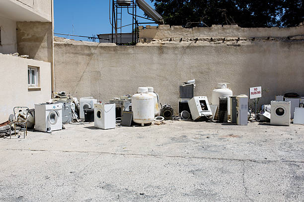 istock Appliances bump. Washing machines, boilers recycled. 470963812